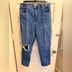 Abercrombie & Fitch Ultra High Rise Ankle Straight denim